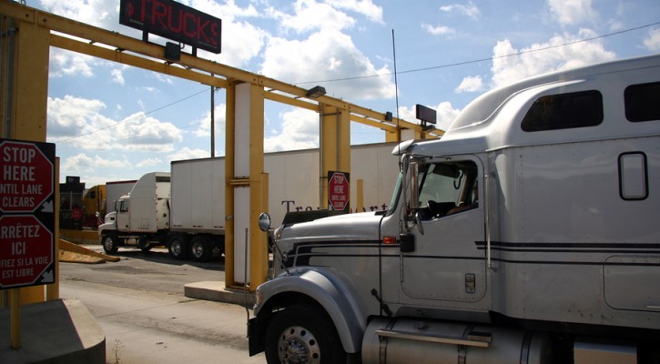 Truck Border Crossing